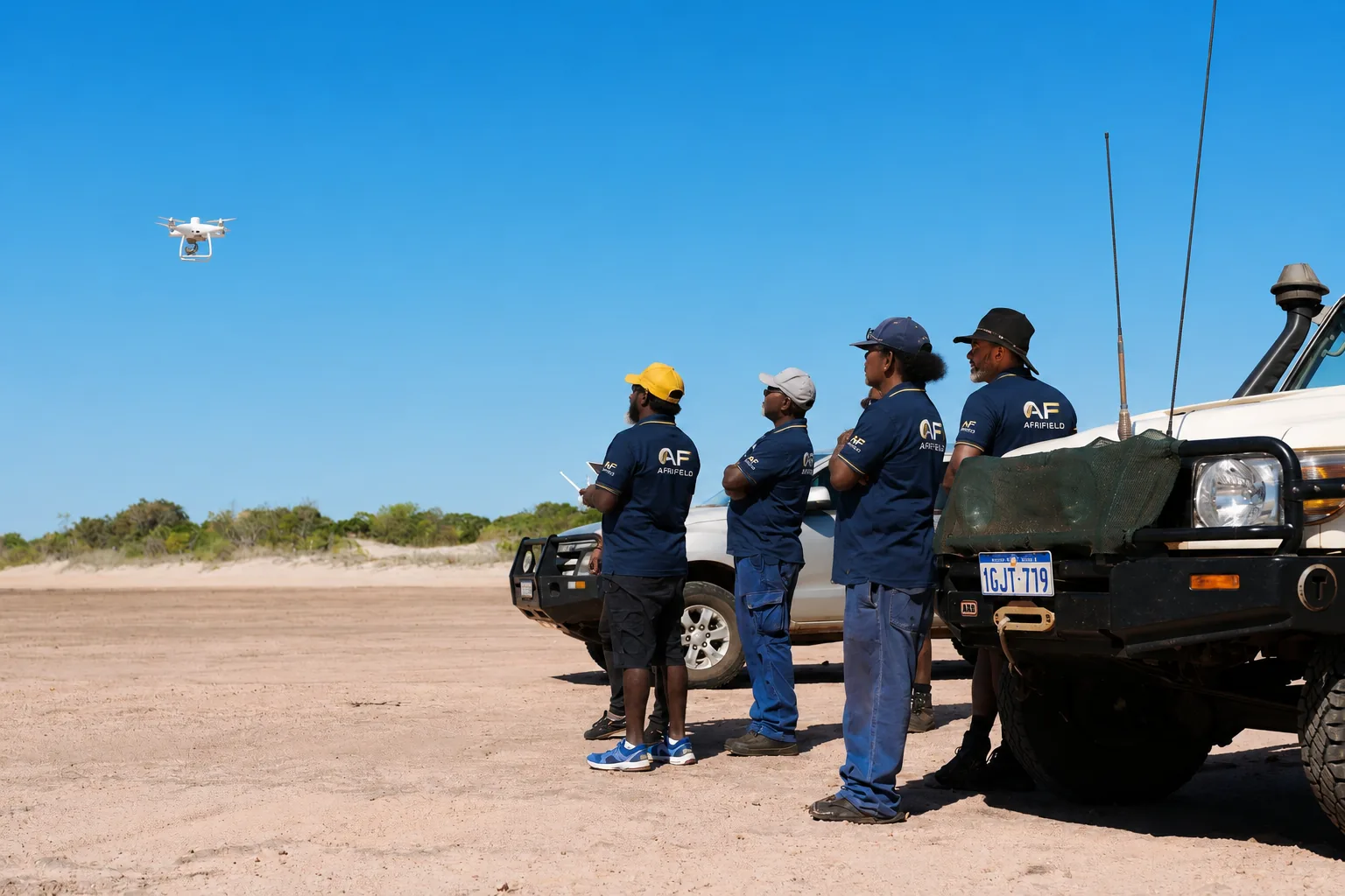 AfriField field team in operation